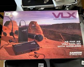 #213	VLX Wireless Microphone System	 $35.00 			
