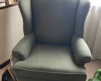 wing back chairs set of two