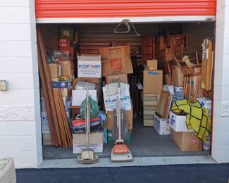 A whole SOTRAGE unit full of stuff