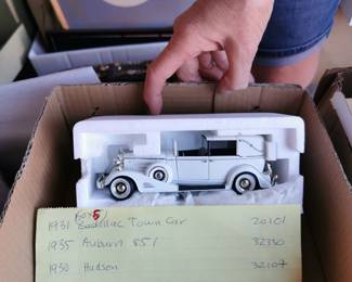 over 100 model cars in original packaging