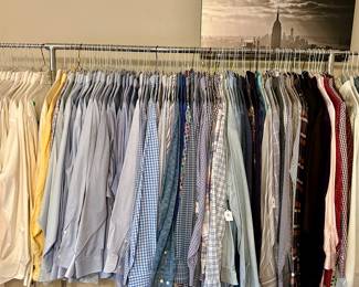 DRESS SHIRTS WITH MORE IN 3 DIFFERENT CLOSETS!