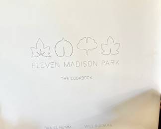 QUALITY COOKBOOKS INCLUDING ELEVEN MADISON PARK.