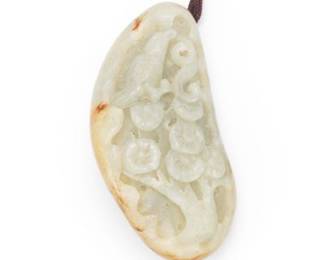 Large Carved Jade Pendant