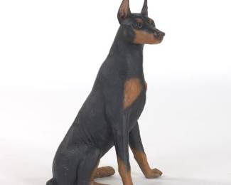 Universal Statuary Composite Doberman