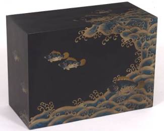 Japanese Lacquer Fish Box