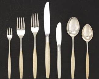 S. Kirk Son Flatware Service for Twelve Florentine Pattern