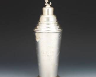 Worden Munnis Co. Sterling Cocktail Shaker