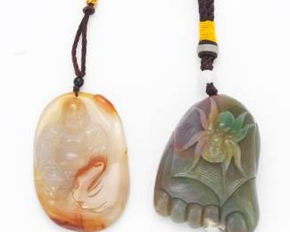 Two Jade Pendents