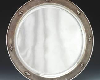 Italian 800 Silver Tray by Corradini Cav. Alessandro, Bologna 