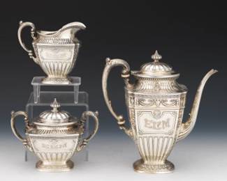 Whiting Manufacturing Co. Sterling Tea Set