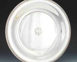 A Large Sterling Silver Tray Platter by Richard Dimes Co 