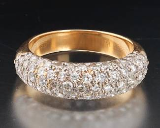 Van Cleef Arpels Vintage Gold and Diamond Ring 