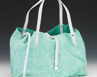 Tiffany Co. Suede Tote Bag