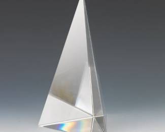 Seguso Glass Pyramid