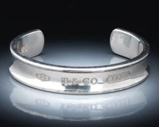 Tiffany 1837 Collection Sterling Silver Open Bangle 