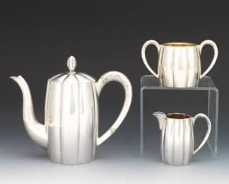 Margraf German Silver Tea Set 