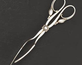 Georg Jensen, Blossom, Sterling Silver Sandwich Tongs
