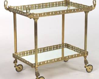 Swan Handle Liquor Trolley