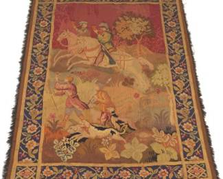Antique French Tapestry, ca. 19th Century 