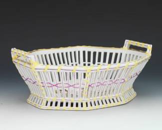 Berlin Porcelain Basket 