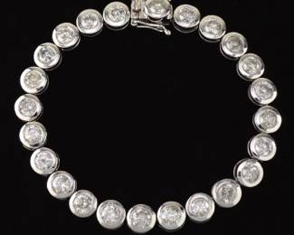 Ladies 12.13 Carat Diamond Bracelet 
