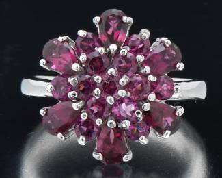 Ladies Pink Tourmaline Ring 
