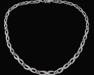 Ladies 5.50 Carat Diamond Necklace 