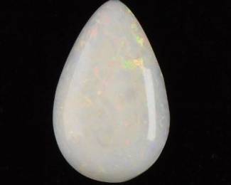 Unmounted 5.59 Carat White Opal Cabochon 