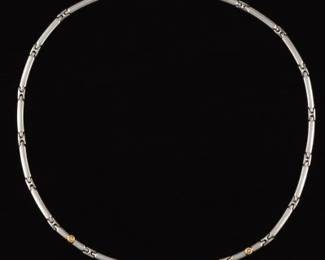 Corintia Gold and Diamond Collar Necklace 