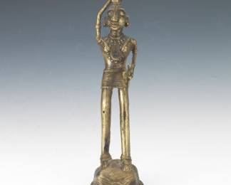 Dhokra Indian Tribal Brass Figure