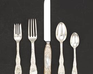 Tiffany Co Flatware Service Chrysanthemum Pattern