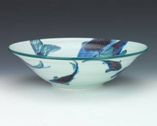 Mikpo Pottery Koi Fish Bowl