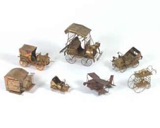 Seven Steampunk Metal Sculptures, Hong Kong