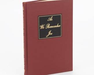 John F. Kennedy, As We Remember Joe