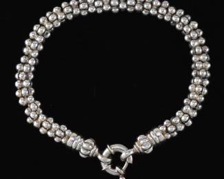 LAGOS Sterling Silver Beaded Rope Bracelet
