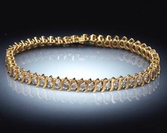 Ladies 5.00 Carat Diamond Tennis Bracelet 
