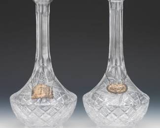 Pair of Decanters with Stoppers