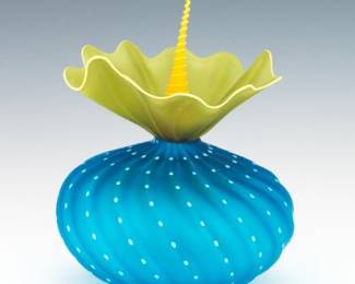 Bobtanical Kliss Glass Urchin Aqua