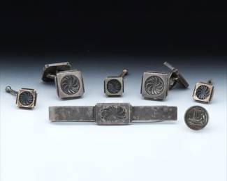 Georg Jensen Sterling Silver Dress Set 