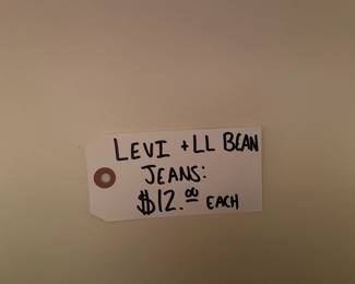 Levi + LL Bean Jeans