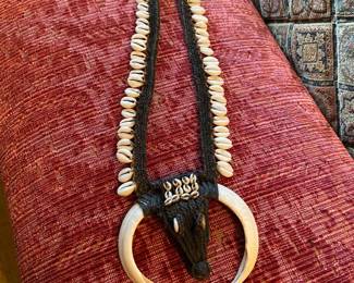 Papua New Guinea Boar Tusk Necklace