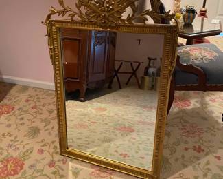 Antique French Hunt Mirror