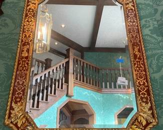 Queen Anne Verre Eglomise Mirror