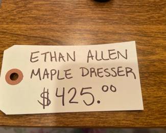 Ethan Allen Maple Dresser