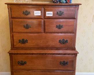 Ethan Allen Maple Chest of Drawers