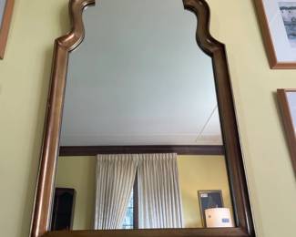 Vintage Ethan Allen Style Arched Mirror