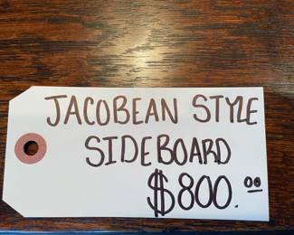 Jacobean style sideboard