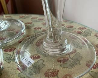 Pair of Vintage Murano Glass Candlesticks