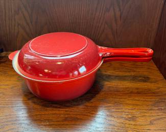 Le Creuset Saucepan with Skillet Lid