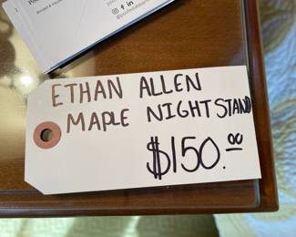Ethan Allen Maple Nightstand